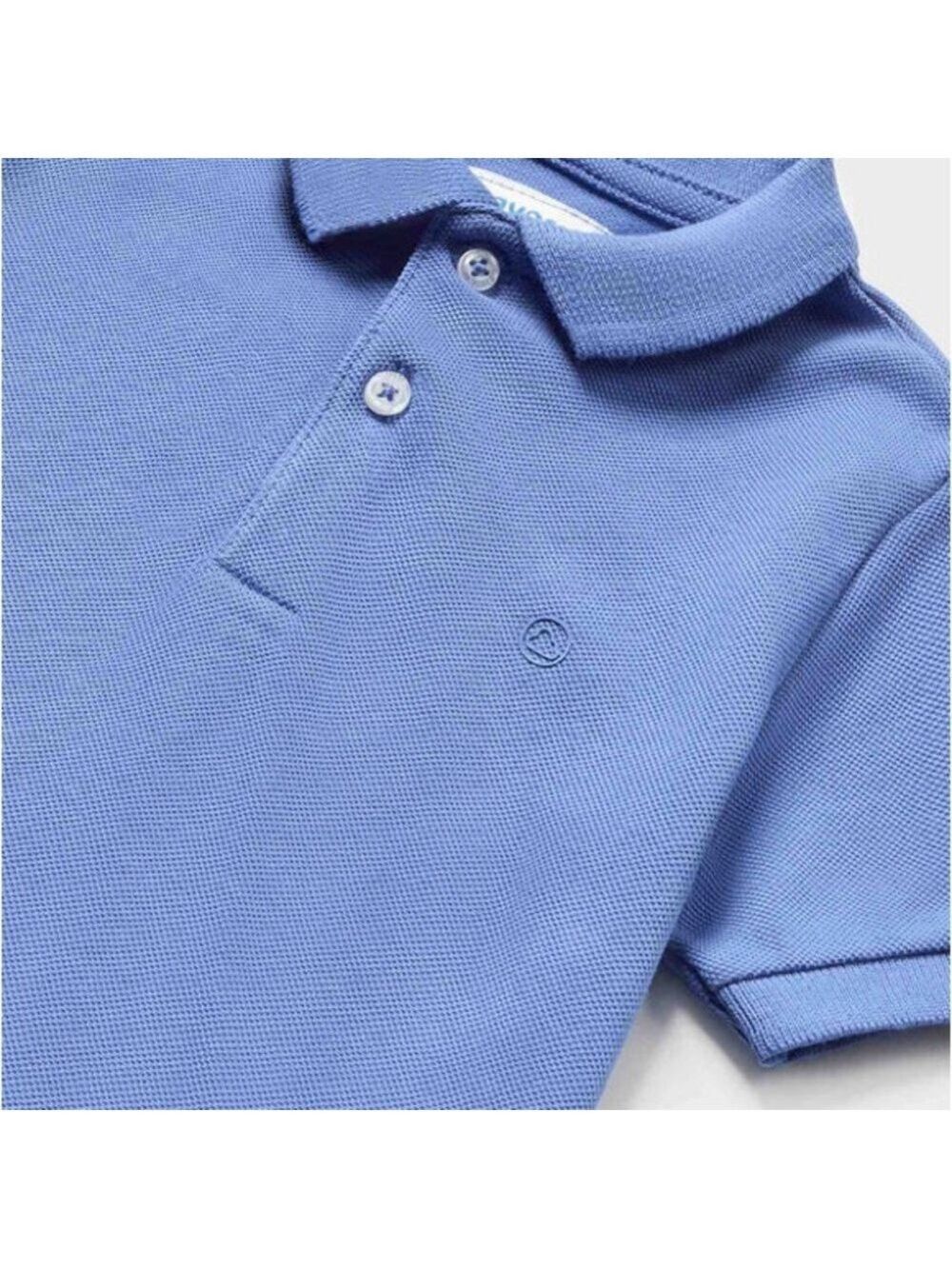 Size 5 Boys Mayoral Sky Blue Polo Shirt
